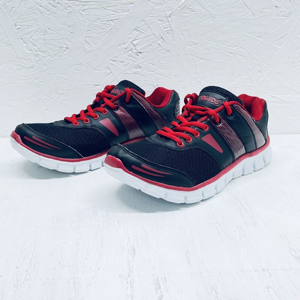 Tecs RocSoc Women's Water Land Shoes Size 9 Style # 9041 Black/Red Lightweight 